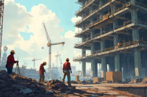 illustration construction site