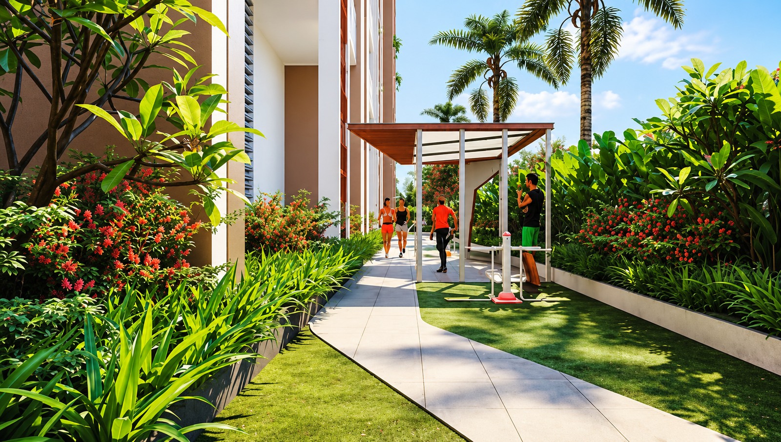 Jogging and Walking Track