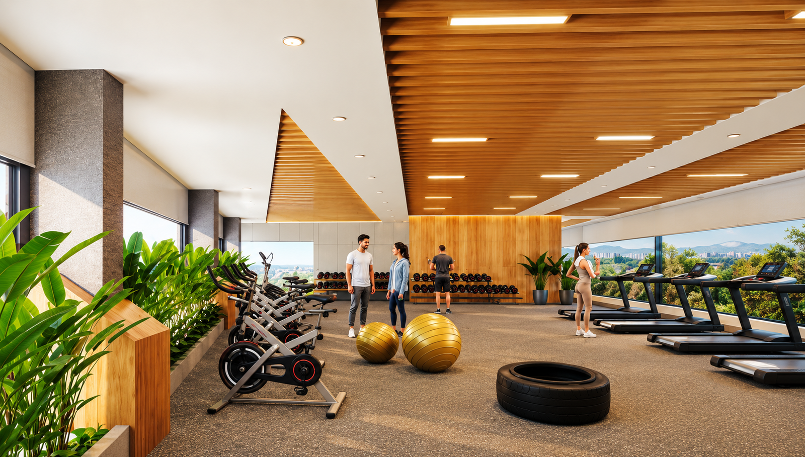 Centralized A/C Gym