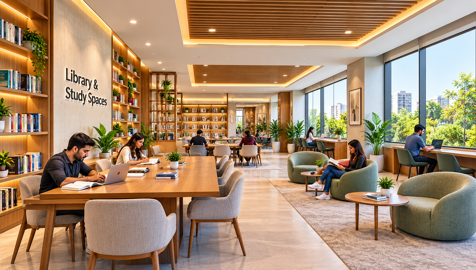 Library and Study Spaces
