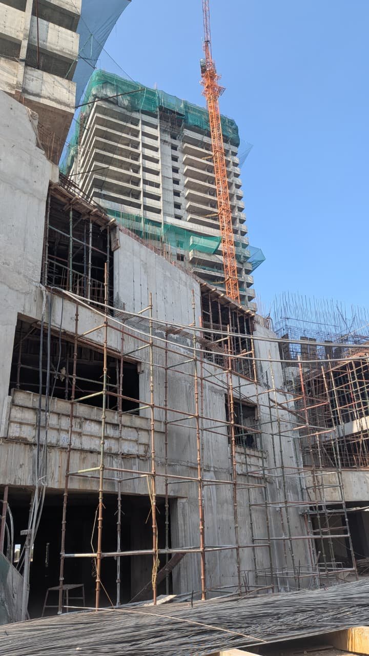 Pragathi Greenwoods tower construction